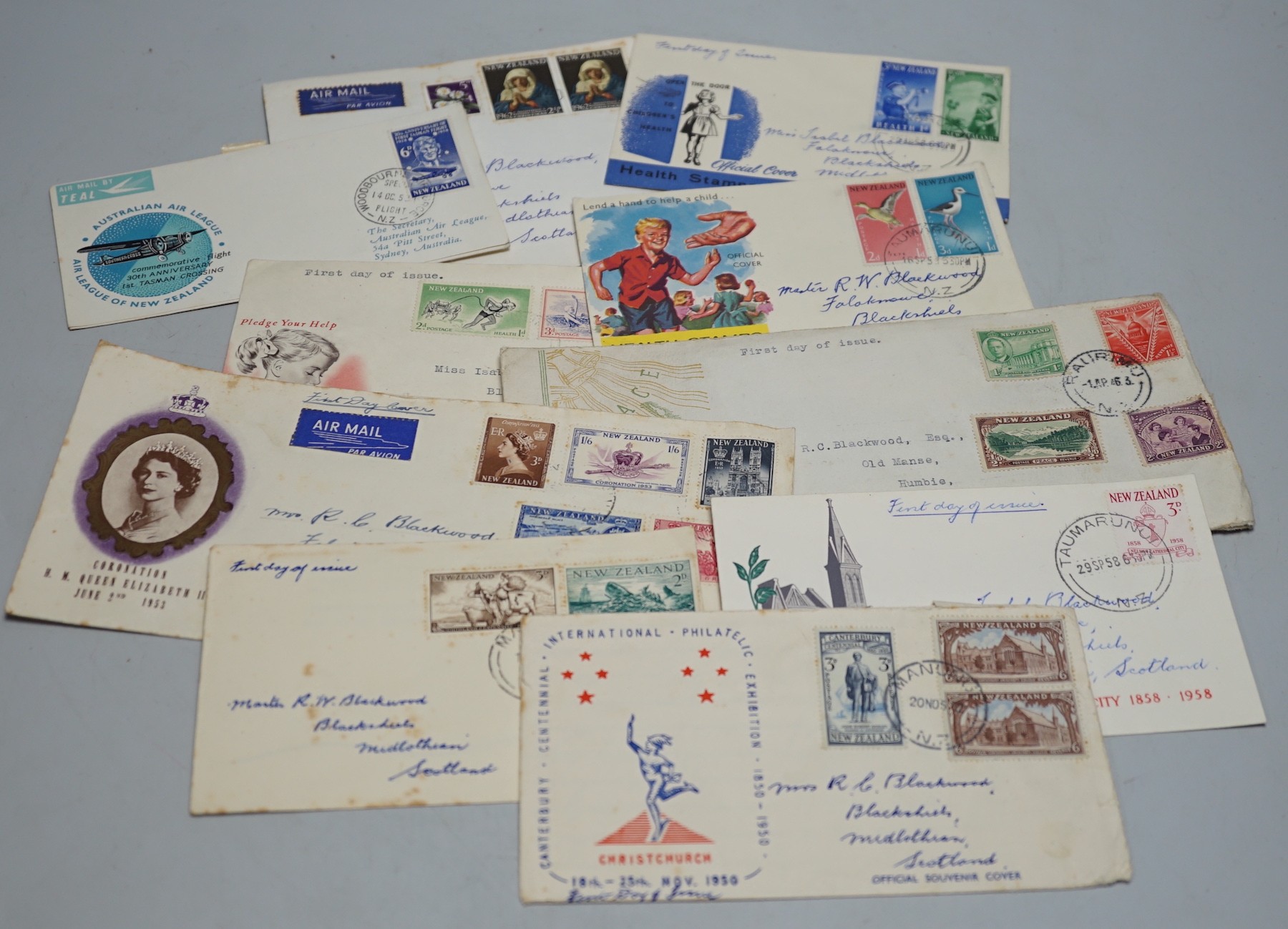 Stamps: New Zealand UMM, used and FDC's